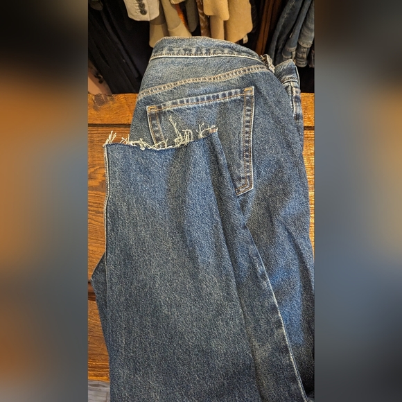 Old navy sky high straight jean button fly - Picture 2 of 5